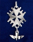Hugenottenkreuze: Anhnger, Silber, 2.5 cm (Es)